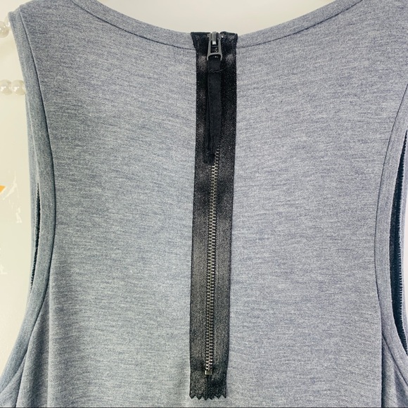 RACHEL ROY Gray Black Tank Top Jogger Jumpsuit Medium - Picture 7 of 11